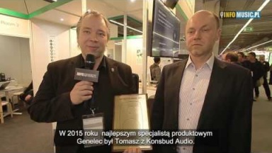 Tomasz Jarmużewski najlepszym specjalistą produktowym Genelec w 2015 