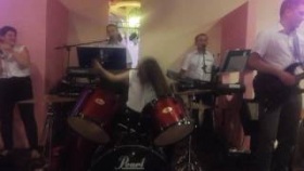 Zespół muzyczny Atack. Kock 8.10.2016. Wesele Klaudii i Przemka.