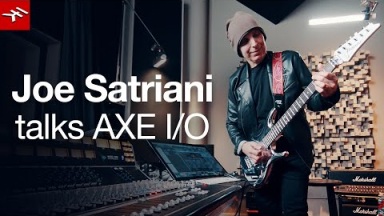 Joe Satriani talks AXE I/O and AmpliTube for recording guitar