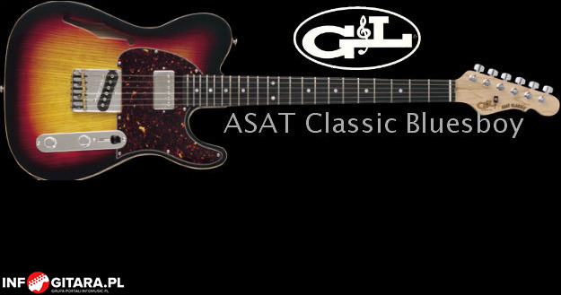DISC G&L Tribute ASAT Classic Blues Boy Semi Hollow, Vintage