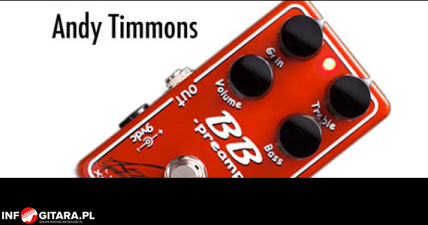 初期AndyTimmons シグネチャー赤黒BB Preamp 楽器・機材